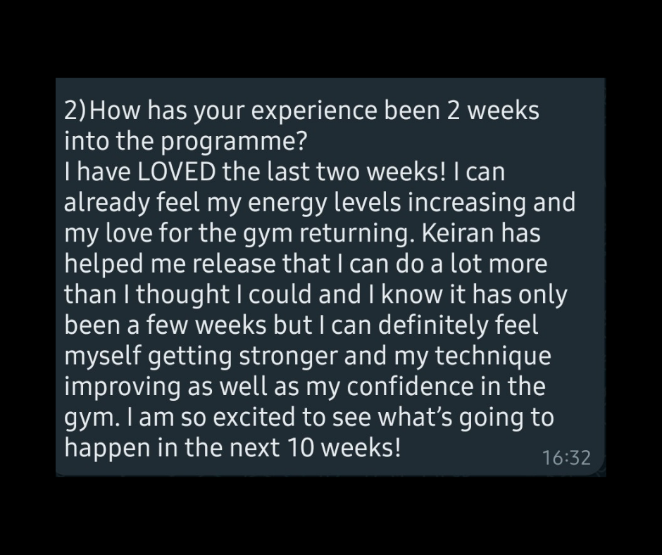 Client message testimonial 3